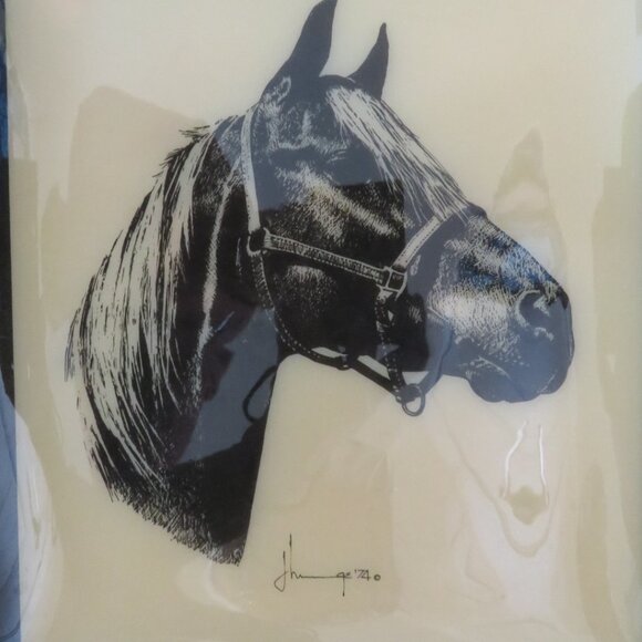 Hardy-Glenwood Polyester Composition Tray Picture Vintage (105V) - Picture 4 of 9